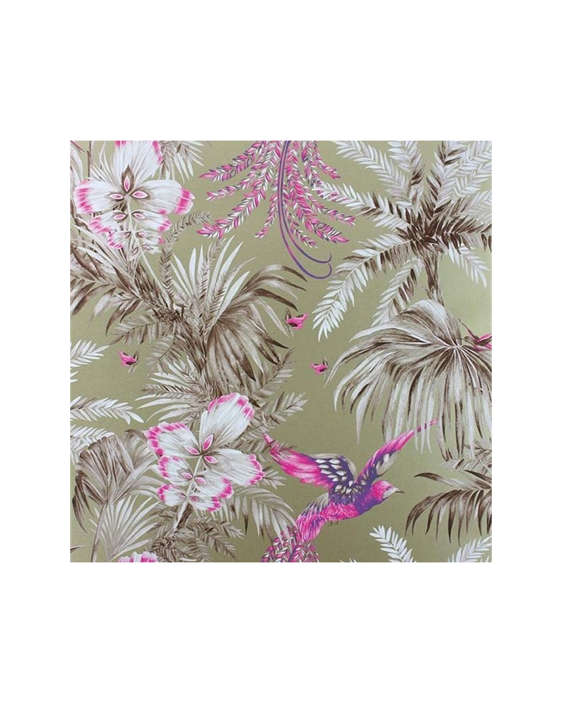 Wallpaper W6655-02-bird of paradise - MATTHEW WILLIAMSON Wallpaper W6655-02-bird of paradise - MATTHEW WILLIAMSON