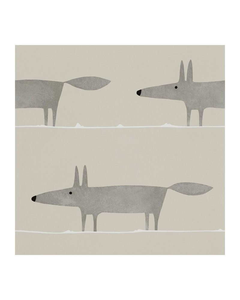 Papier peint NSWA110844-mr fox-Silver - SCION