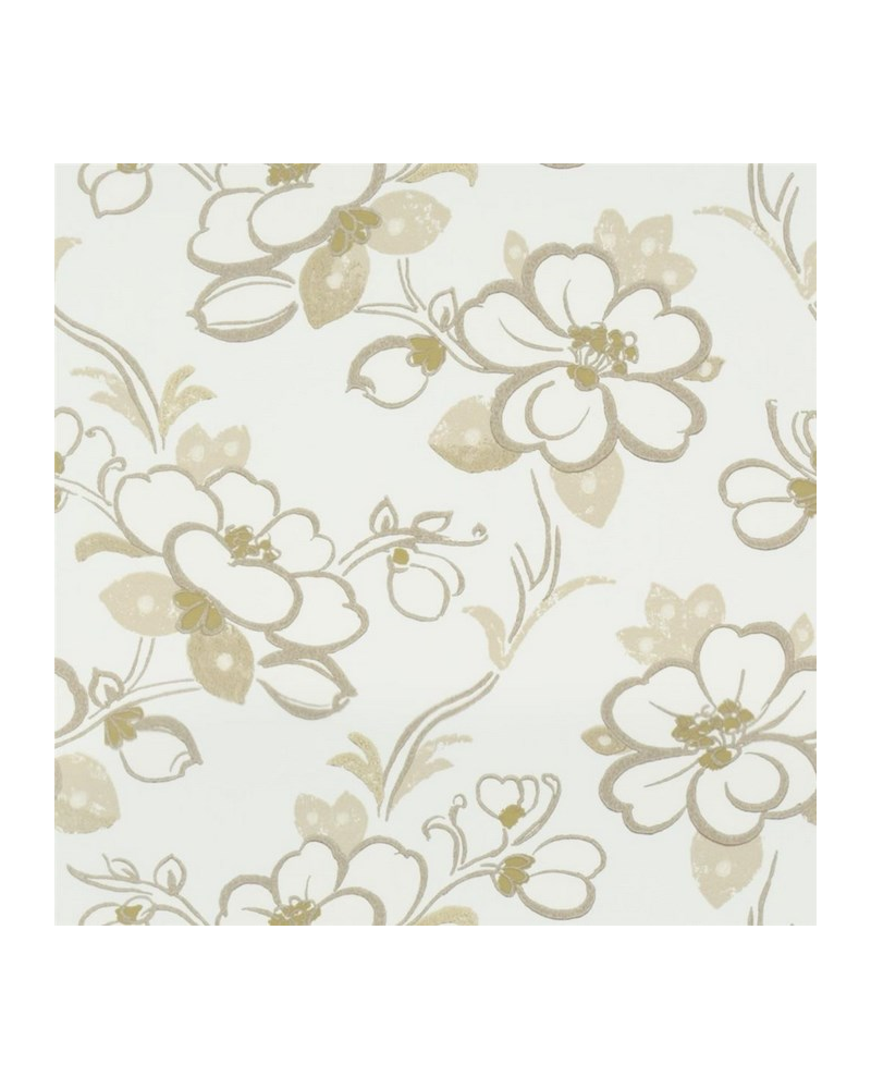 Papier peint P571-01 LOTUS FLOWER - OYSTER - Designers Guild Papier peint P571-01 LOTUS FLOWER - OYSTER - Designers Guild