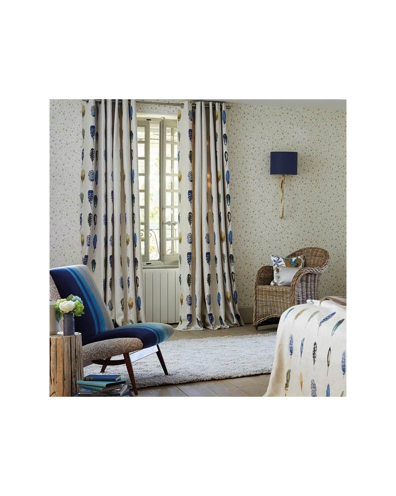 Tela HAMA120338-limosa-indigo mustard stone Harlequin