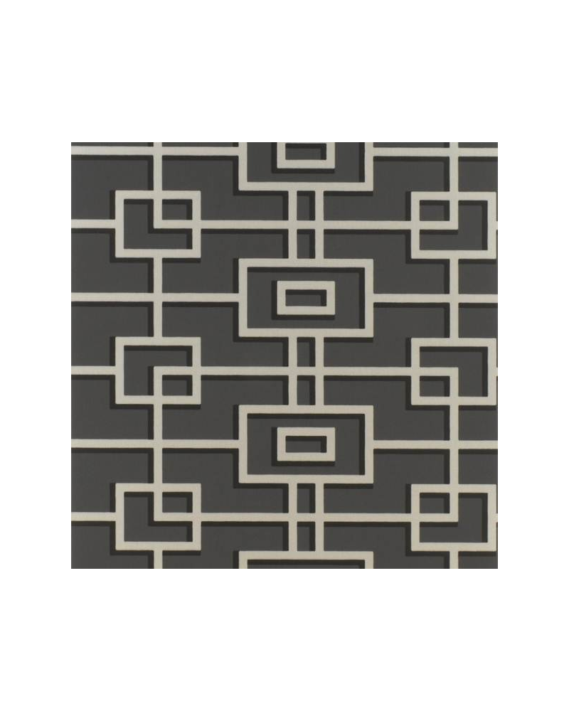 Papier peint P533-05 RHEINSBERG - NOIR - Designers Guild