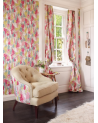 Papel de parede Fairfield NCW4104-05_AQUA ROSE PINK - NINA CAMPBELL