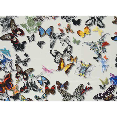 Tissus FCL025-01 BUTTERFLY PARADE - OPALIN CHRISTIAN LACROIX