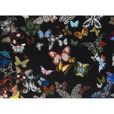 Tecido FCL025-03 BUTTERFLY PARADE - OSCURO CHRISTIAN LACROIX