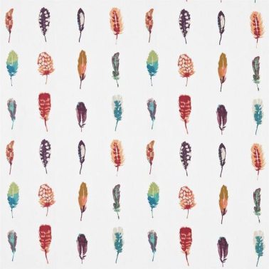 Fabric HAMA120340-limosa-papaya lagoon loganberry Harlequin