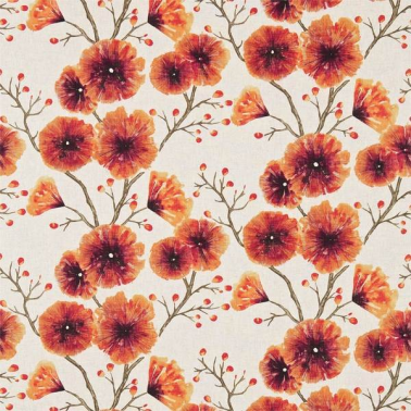 Fabric HAMA120346-kabala-papaya Harlequin