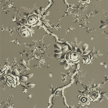 Papel de parede PRL27-04 ASHFIELD FLORAL - GUN METAL - Ralph Lauren Home