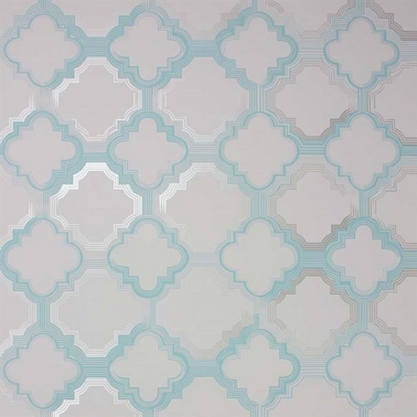 Papier peint W6599-02 QUATREFOIL - OSBORNE and LITTLE