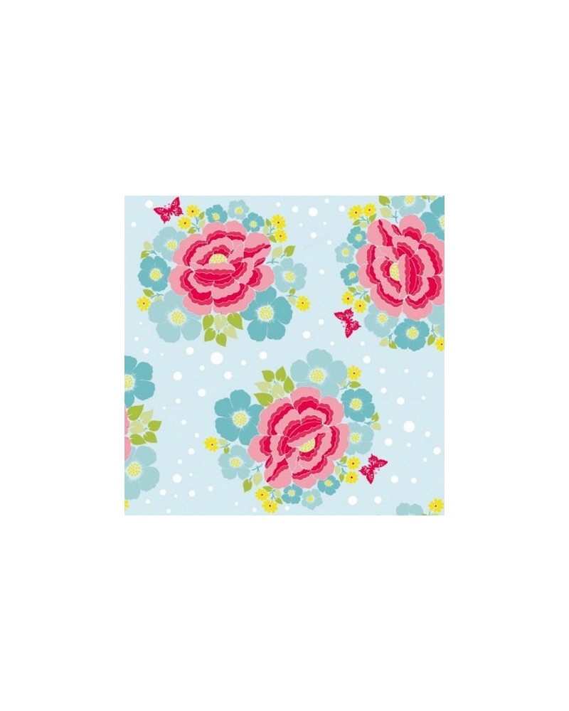 Papier peint Big Rose Blue 2000100 - COORDONNE Papier peint Big Rose Blue 2000100 - COORDONNE
