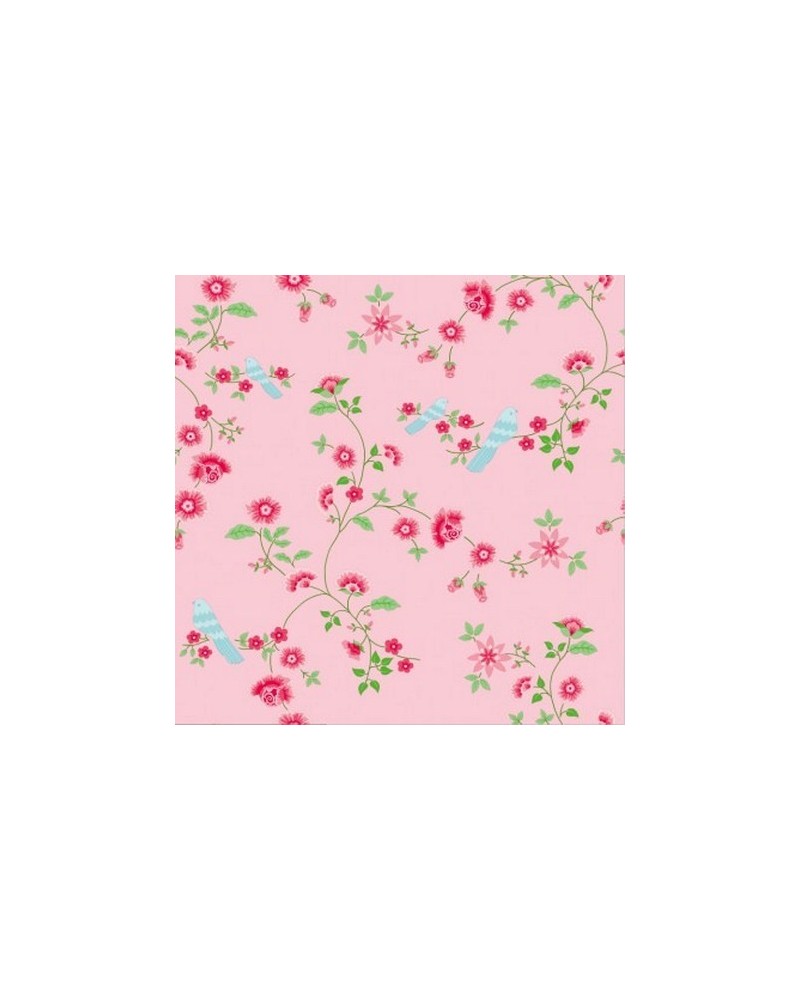Papier peint Bird Branches Pink 2000111 - COORDONNE Papier peint Bird Branches Pink 2000111 - COORDONNE