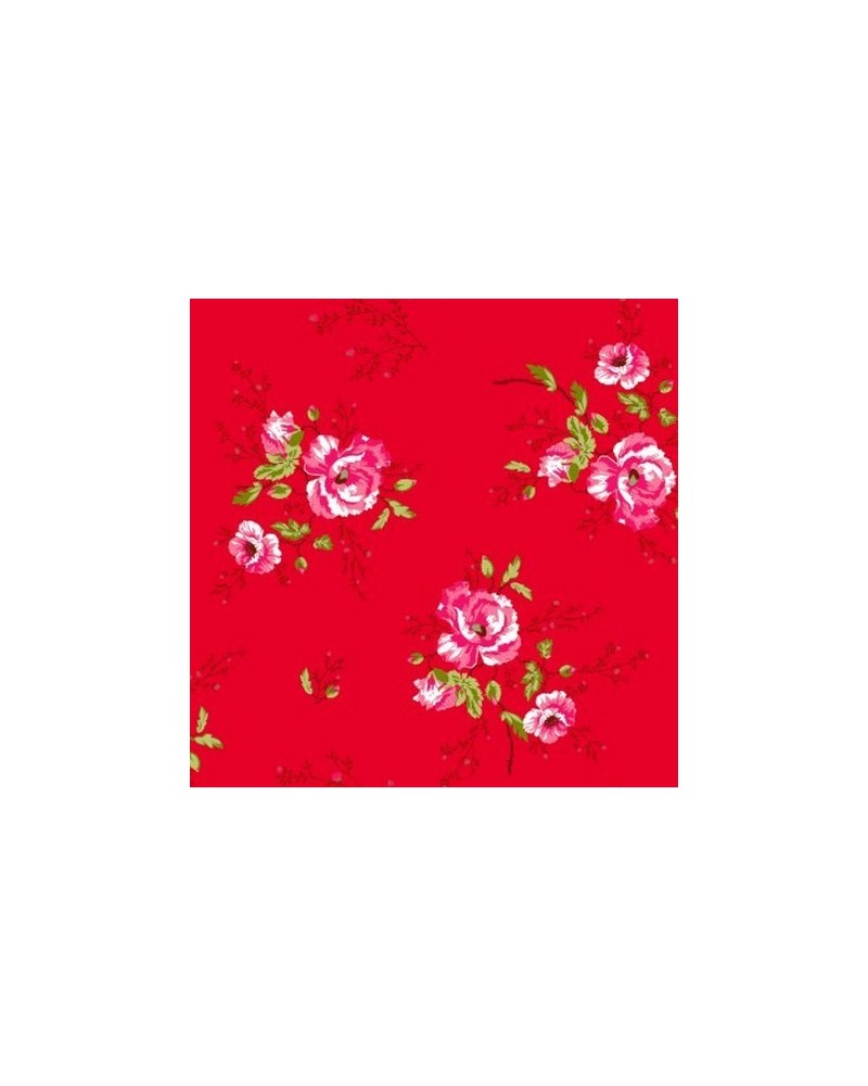 Wallpaper Winter Poppies Red 2000183 - COORDONNE Wallpaper Winter Poppies Red 2000183 - COORDONNE