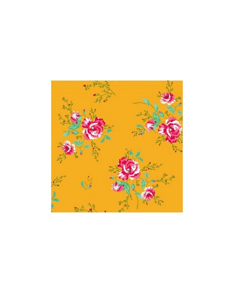 Wallpaper Winter Poppies Yellow 2000184 - COORDONNE Wallpaper Winter Poppies Yellow 2000184 - COORDONNE