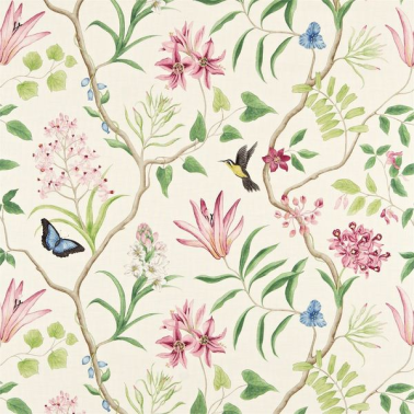 Fabric CLEMENTINE DVOY223298-chintz Sanderson