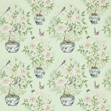 Tessuti ZWOO321443-sea green-romeys garden ZOFFANY