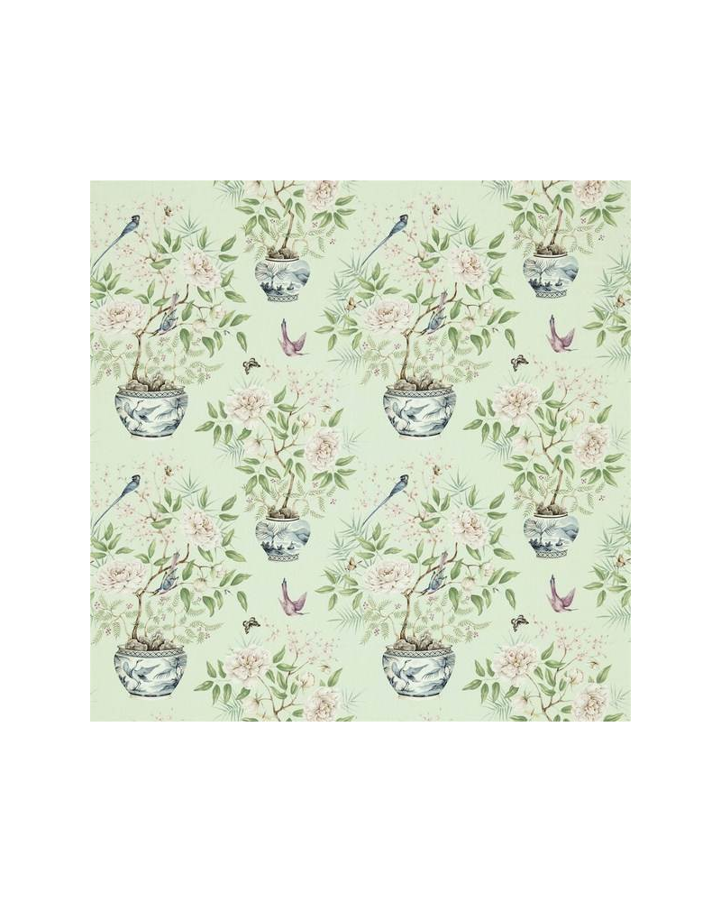 Tessuti ZWOO321443-sea green-romeys garden ZOFFANY