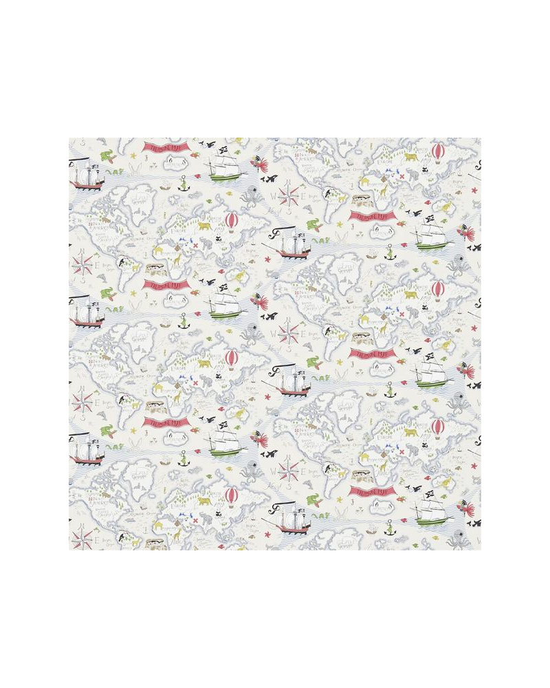 Carta da Parati TREASURE MAP DLIT214040-vanilla multi - Sanderson