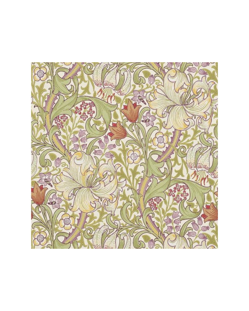 Papier peint GOLDEN LILY DM6P210399 - MORRIS CO Papier peint GOLDEN LILY DM6P210399 - MORRIS CO