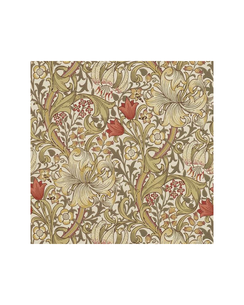 Papier peint GOLDEN LILY DM6P210400 - MORRIS CO Papier peint GOLDEN LILY DM6P210400 - MORRIS CO