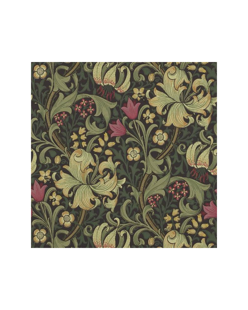 Papier peint GOLDEN LILY DM6P210403 - MORRIS CO Papier peint GOLDEN LILY DM6P210403 - MORRIS CO