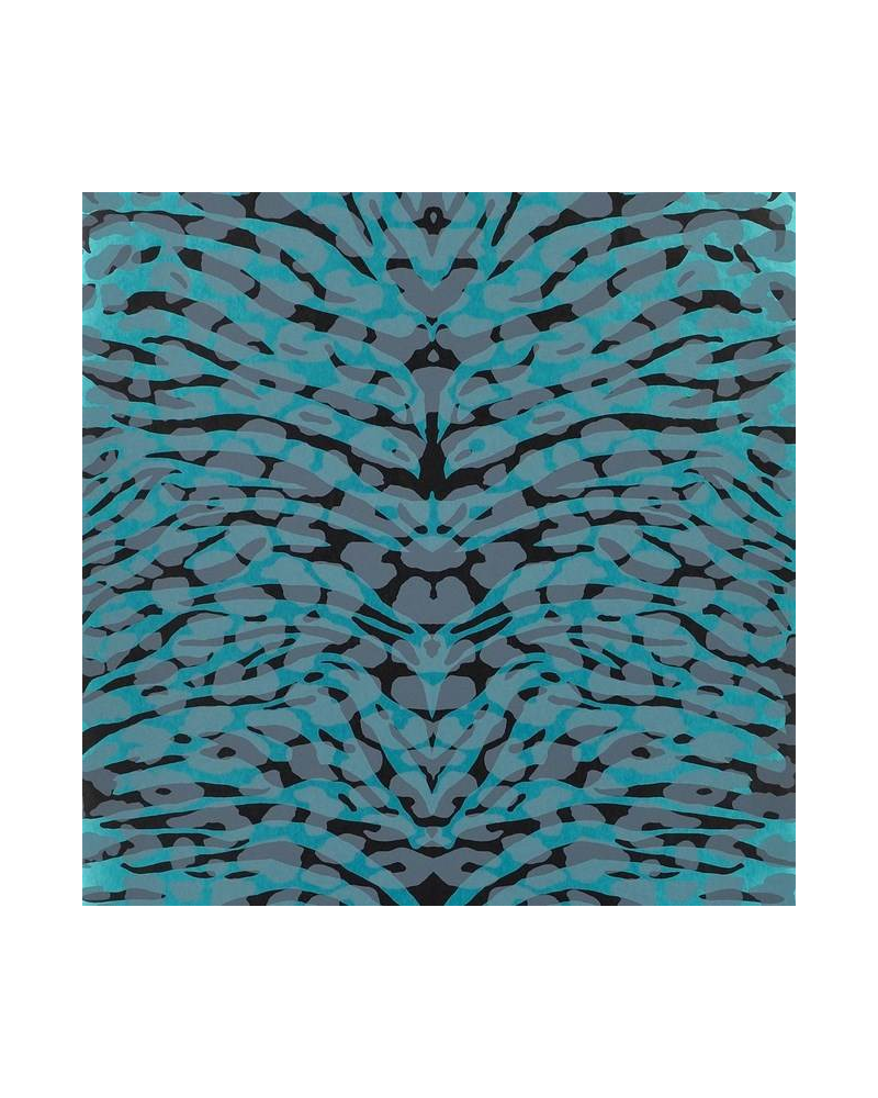 Papel de parede PCL665-02 PANTIGRE - TURQUOISE - CHRISTIAN LACROIX Papel de parede PCL665-02 PANTIGRE - TURQUOISE - CHRISTIAN LACROIX