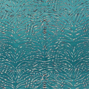 Tissus FCL2282-03 SOFT PANTIGRE - TURQUOISE CHRISTIAN LACROIX