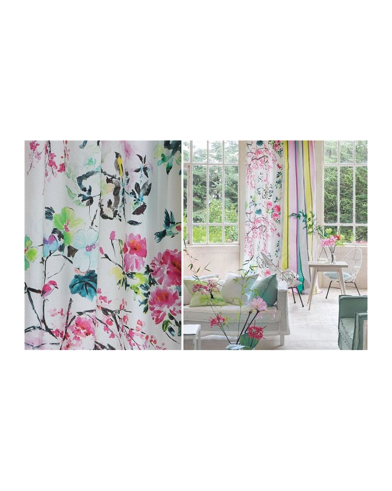 Tessuti FDG2303-01-chinoiserie flower Designers Guild