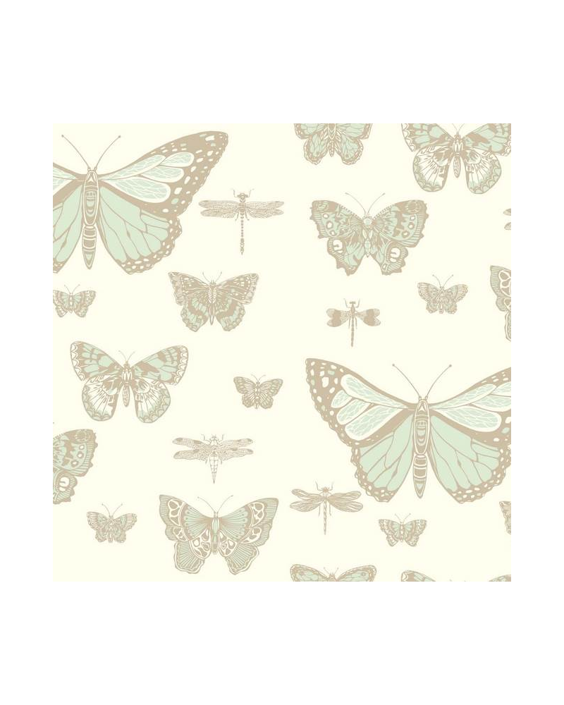 Papier peint Butterflies and Dragonflies 103-15065 - COLE and SON Papier peint Butterflies and Dragonflies 103-15065 - COLE and SON