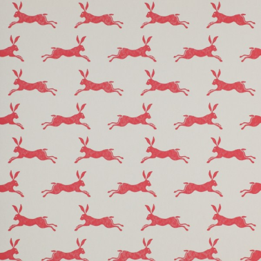 Papel Pintado J135W-01 - March Hare - Red - JANE CHURCHILL