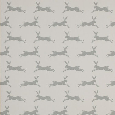 Papel Pintado J135W-06 - March Hare - Charcoal - JANE CHURCHILL
