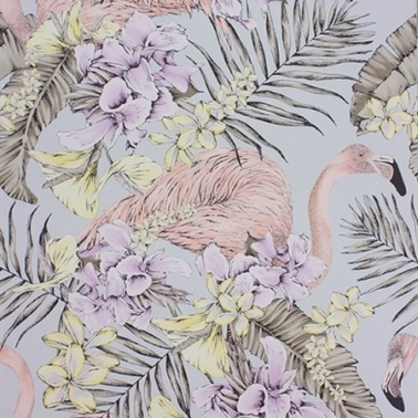 Wallpaper W6800-04 Flamingo Club - MATTHEW WILLIAMSON