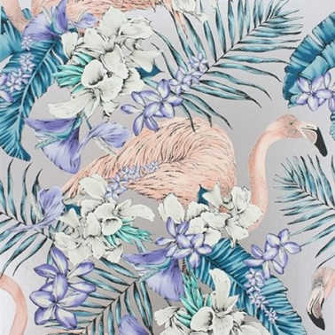 Wallpaper W6800-05 Flamingo club - MATTHEW WILLIAMSON