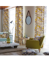 Fabric NFIK120360-blomma-heather damson stone SCION