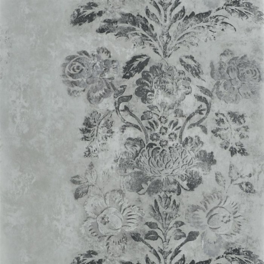 Papier peint PDG674-04 DAMASCO - SLATE - Designers Guild