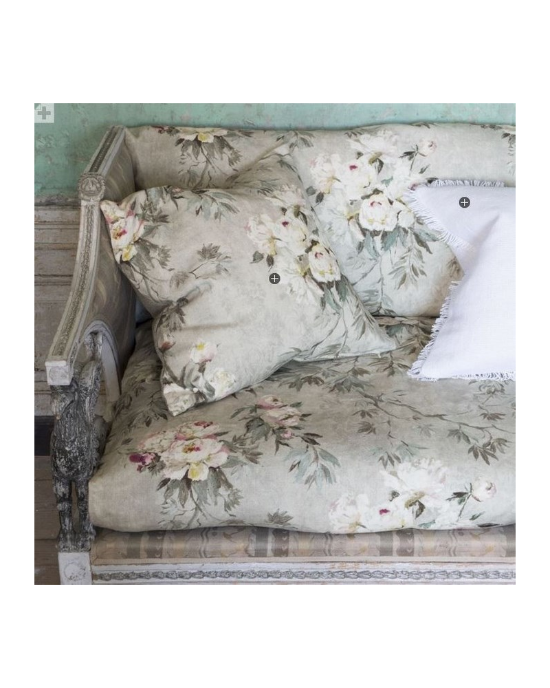 Dekostoff FDG2351_03 FLOREALE-ZINC Designers Guild