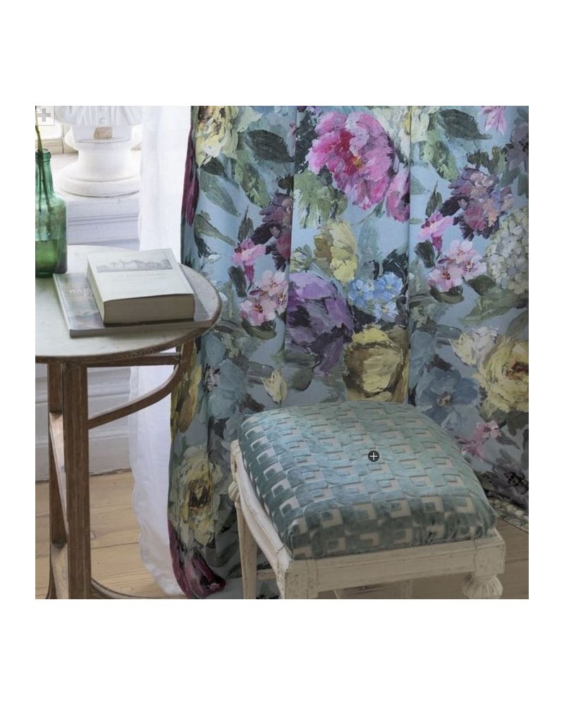 Dekostoff FDG2354_01 ROSETO-CELADON Designers Guild
