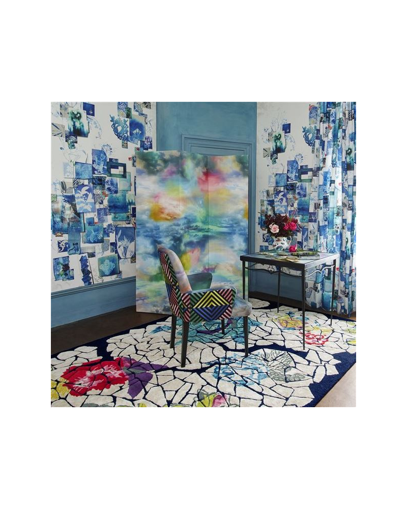 Papel de parede PCL700-01 FOLLETE - BLEU DE ROI - CHRISTIAN LACROIX