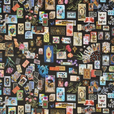 Papel de parede PCL697-01 MAISON DE JEU - RÉGLISSE - CHRISTIAN LACROIX