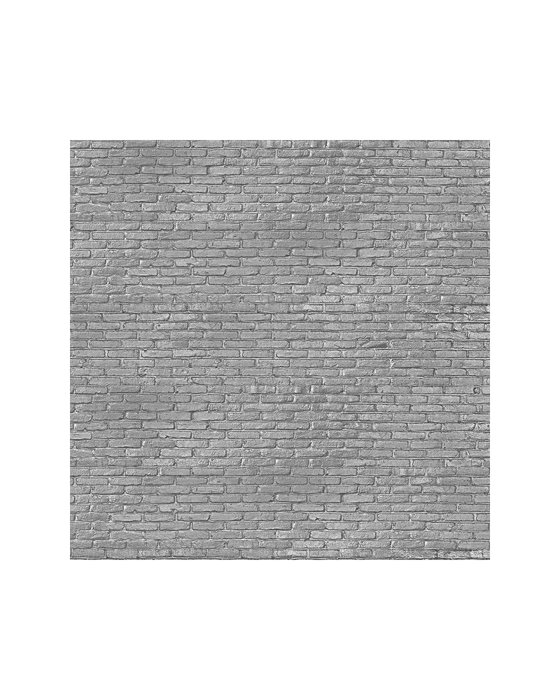 Carta da Parati PHM-34 Silver Grey Brick - NLXL Carta da Parati PHM-34 Silver Grey Brick - NLXL