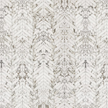 Carta da Parati PHM-45 Marble White Tiles ESPIGA - NLXL