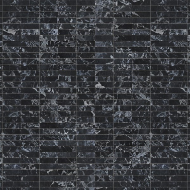 Carta da Parati PHM-53 Marble Black Tiles - NLXL