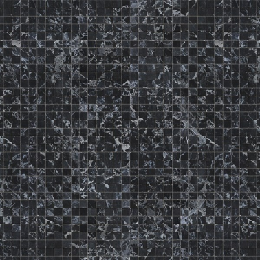 Carta da Parati PHM-54 Marble Black Tiles - NLXL