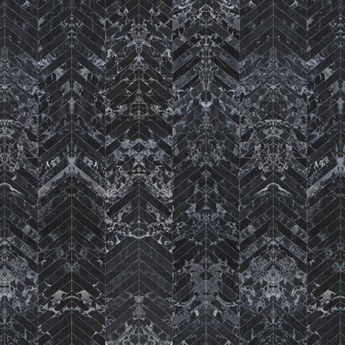 Carta da Parati PHM-55 Marble Black Tiles ESPIGA - NLXL