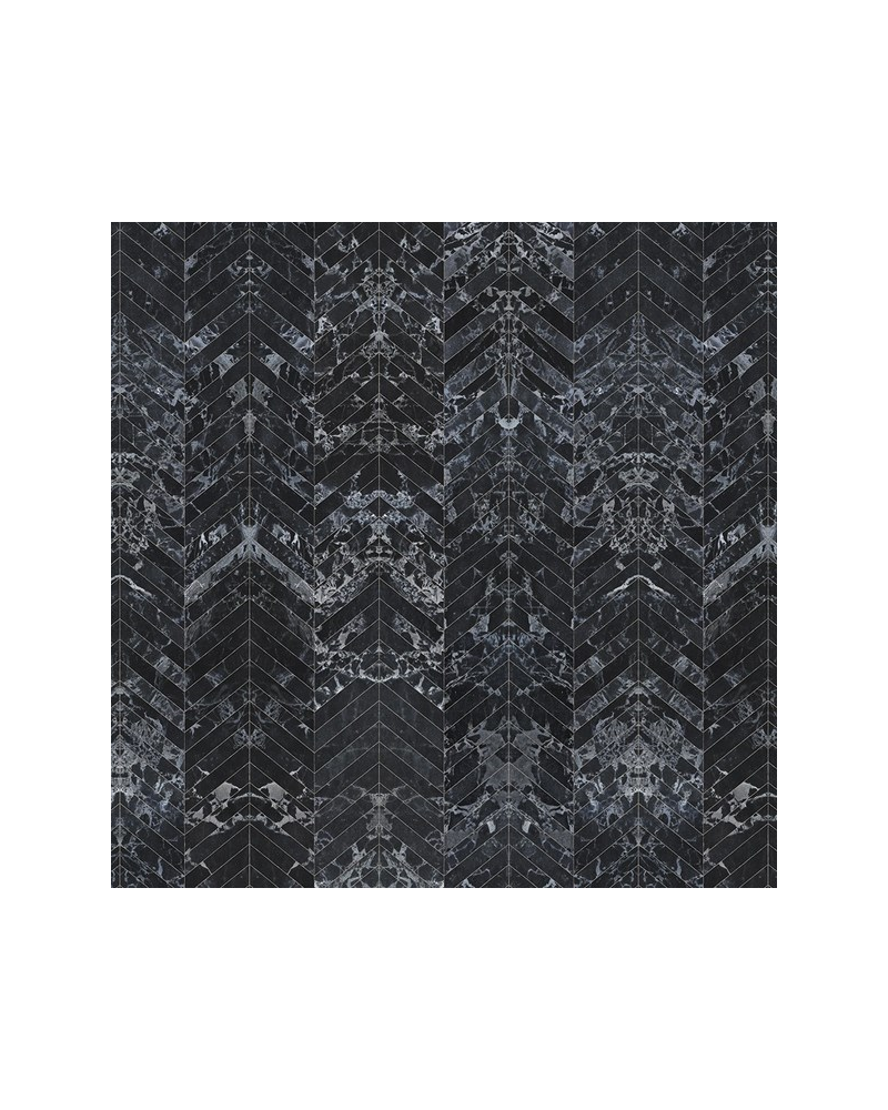 Carta da Parati PHM-55 Marble Black Tiles ESPIGA - NLXL