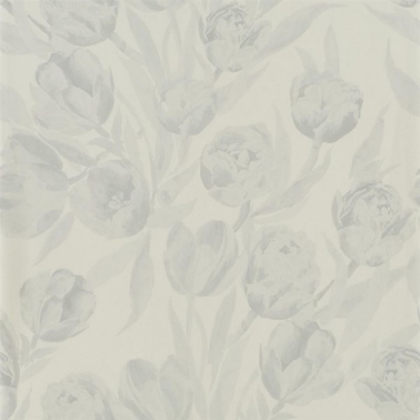Papel de parede PDG685-08 FONTAINEBLEAU - SILVER - Designers Guild