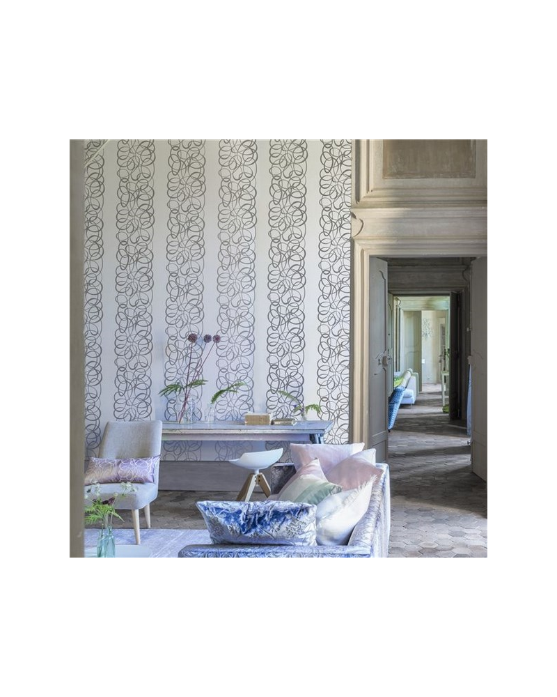 Papier peint PDG689-02 MARQUISETTE - PEARL - Designers Guild