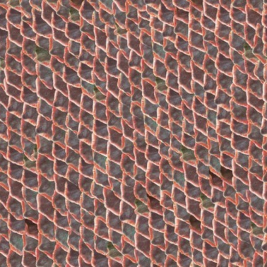 Wallpaper 5800031 Fish Skin Red - COORDONNE