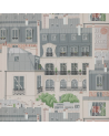 Wallpaper Les Toits de Paris 03082-02 Ardoise - MANUEL CANOVAS