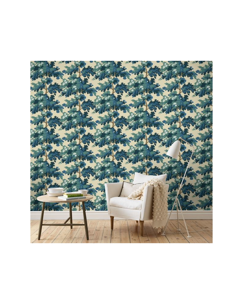 Wallpaper Raphael 444-66 Dark Blue - SANDBERG