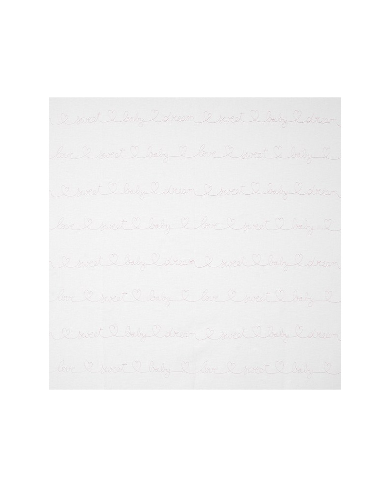 Tissus MWS29924222 ESCRITURE BRODEE ROSE Casadeco Tissus MWS29924222 ESCRITURE BRODEE ROSE Casadeco