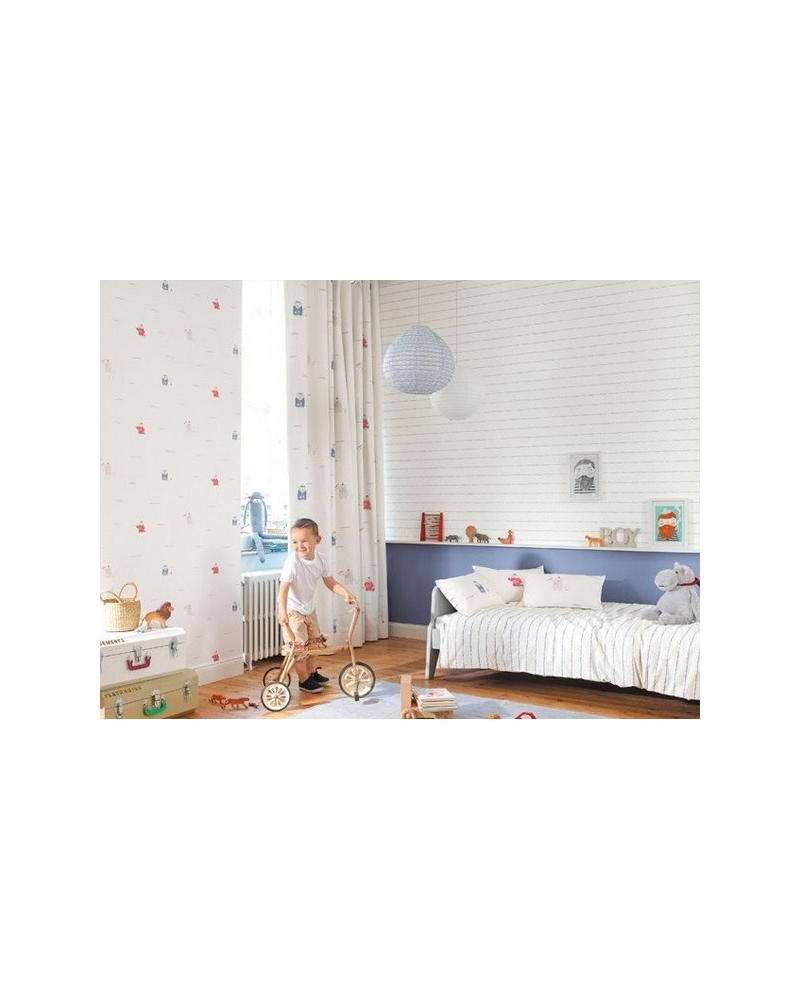 Dekostoff MWS29971111 OURS PLAGE BEIGE Casadeco